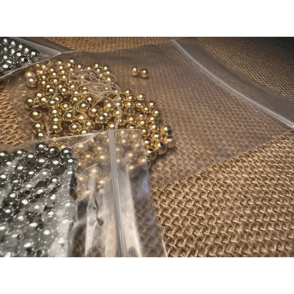 Silver Tone and Gold Tone Loose Beads Jewelry Making--Mixed Lot